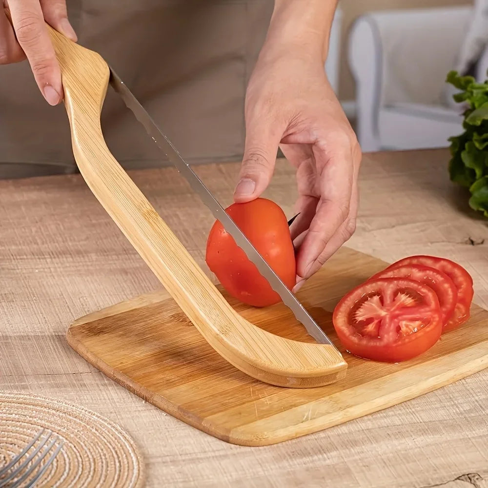 Breadly™ Wooden Bread Bow Knife - Perfect for Precise Bread Cutting